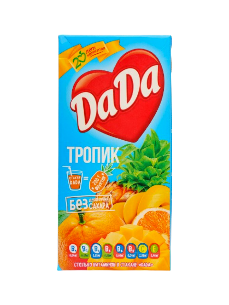 СОК ДА ДА 1.9Л ТРОПИК - фото 1